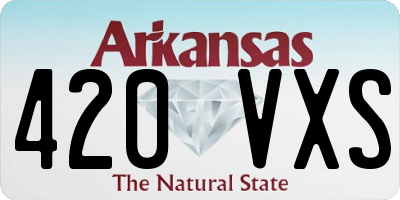 AR license plate 420VXS