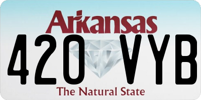 AR license plate 420VYB