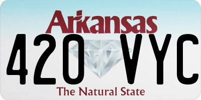 AR license plate 420VYC