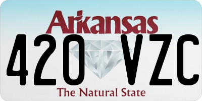 AR license plate 420VZC