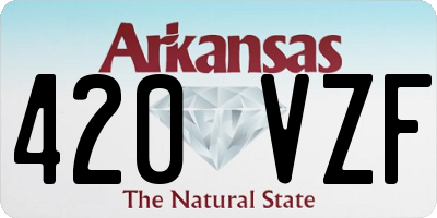 AR license plate 420VZF