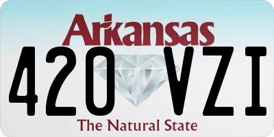 AR license plate 420VZI