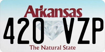 AR license plate 420VZP