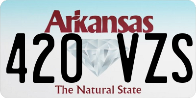 AR license plate 420VZS