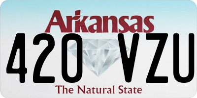 AR license plate 420VZU