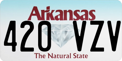 AR license plate 420VZV