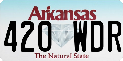 AR license plate 420WDR