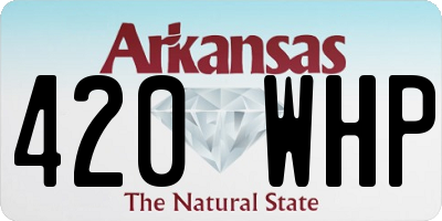 AR license plate 420WHP