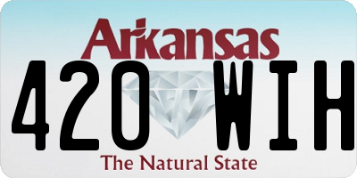 AR license plate 420WIH