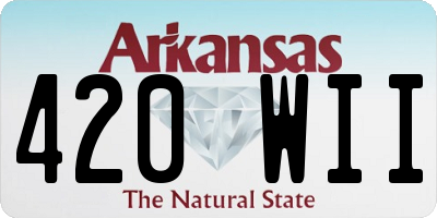 AR license plate 420WII