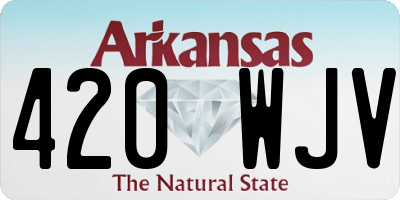 AR license plate 420WJV