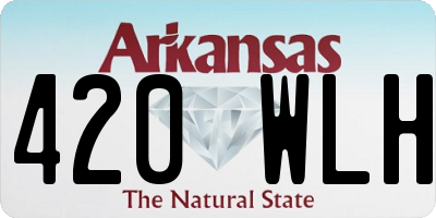 AR license plate 420WLH