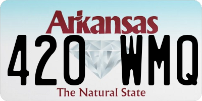 AR license plate 420WMQ