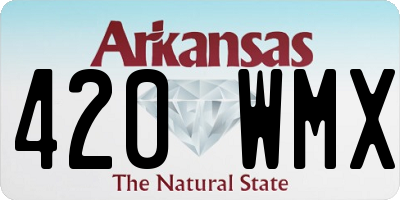 AR license plate 420WMX