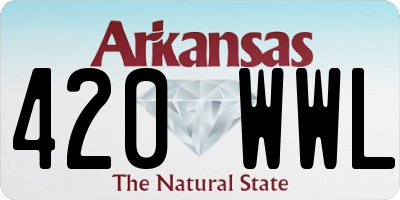 AR license plate 420WWL