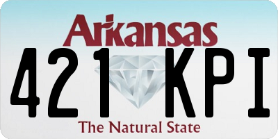 AR license plate 421KPI