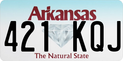 AR license plate 421KQJ