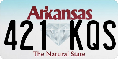 AR license plate 421KQS