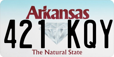 AR license plate 421KQY