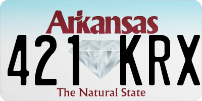 AR license plate 421KRX