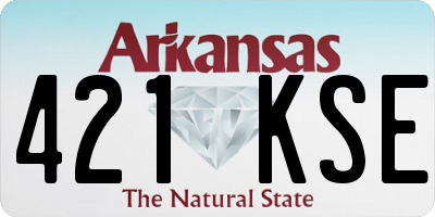 AR license plate 421KSE