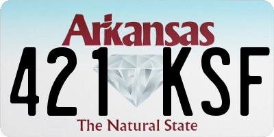 AR license plate 421KSF