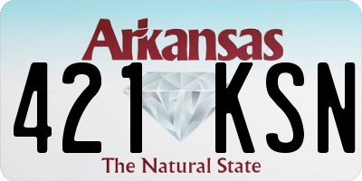 AR license plate 421KSN