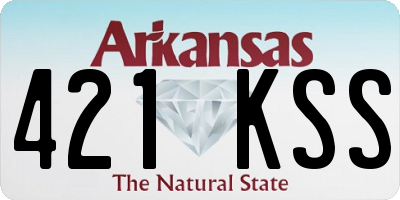 AR license plate 421KSS
