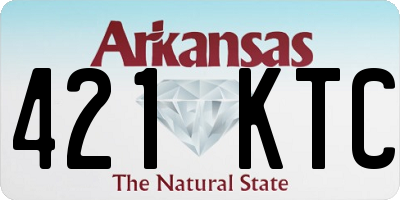AR license plate 421KTC