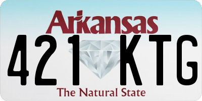AR license plate 421KTG