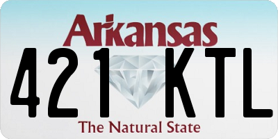 AR license plate 421KTL