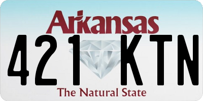 AR license plate 421KTN