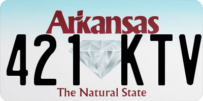 AR license plate 421KTV