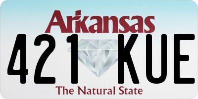 AR license plate 421KUE