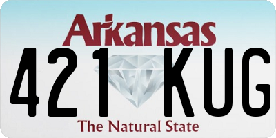 AR license plate 421KUG
