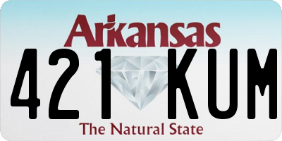 AR license plate 421KUM