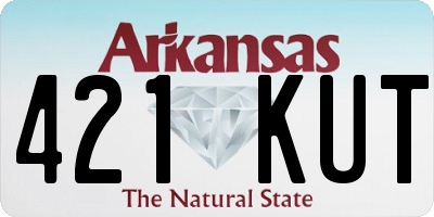 AR license plate 421KUT