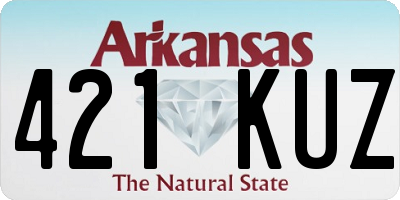 AR license plate 421KUZ