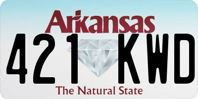 AR license plate 421KWD