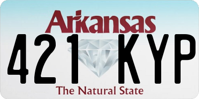 AR license plate 421KYP