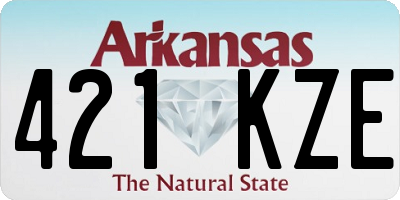 AR license plate 421KZE