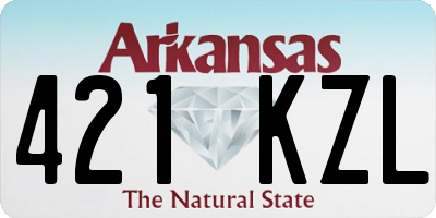 AR license plate 421KZL