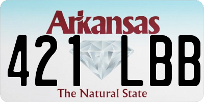 AR license plate 421LBB