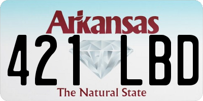 AR license plate 421LBD