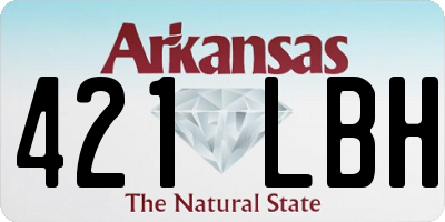 AR license plate 421LBH