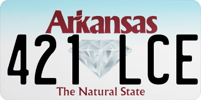 AR license plate 421LCE