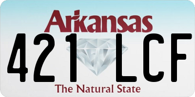 AR license plate 421LCF