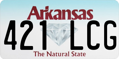 AR license plate 421LCG