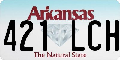 AR license plate 421LCH