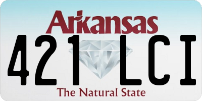 AR license plate 421LCI